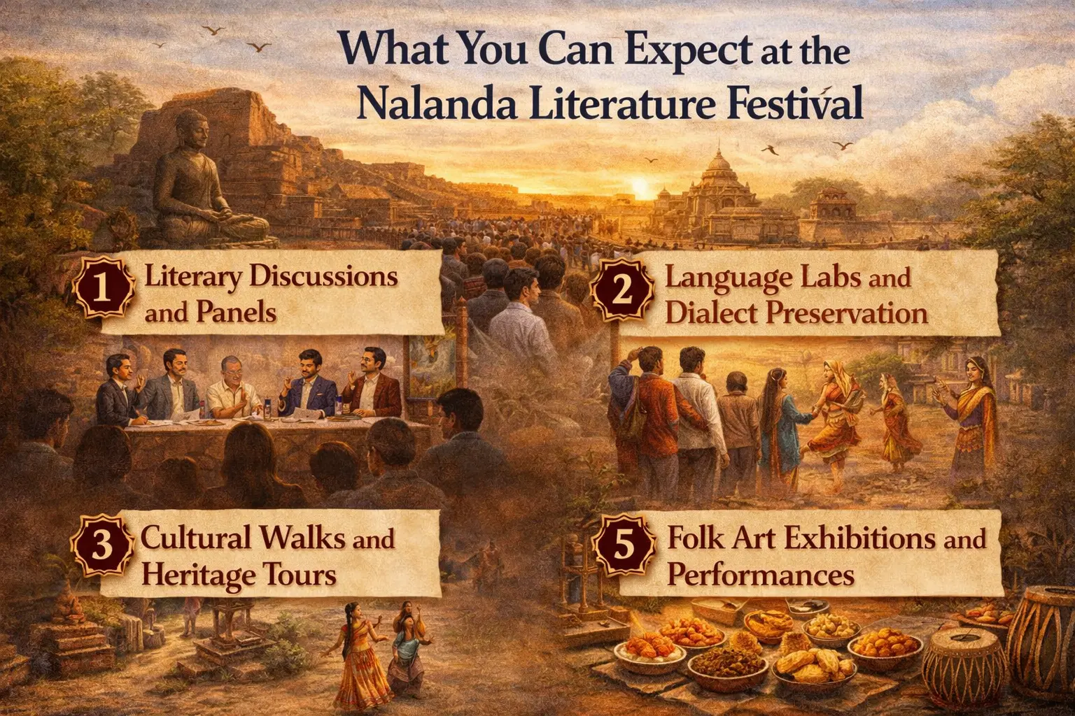 Here’s What You Can Find and Learn at Nalanda Literature Festival 2025